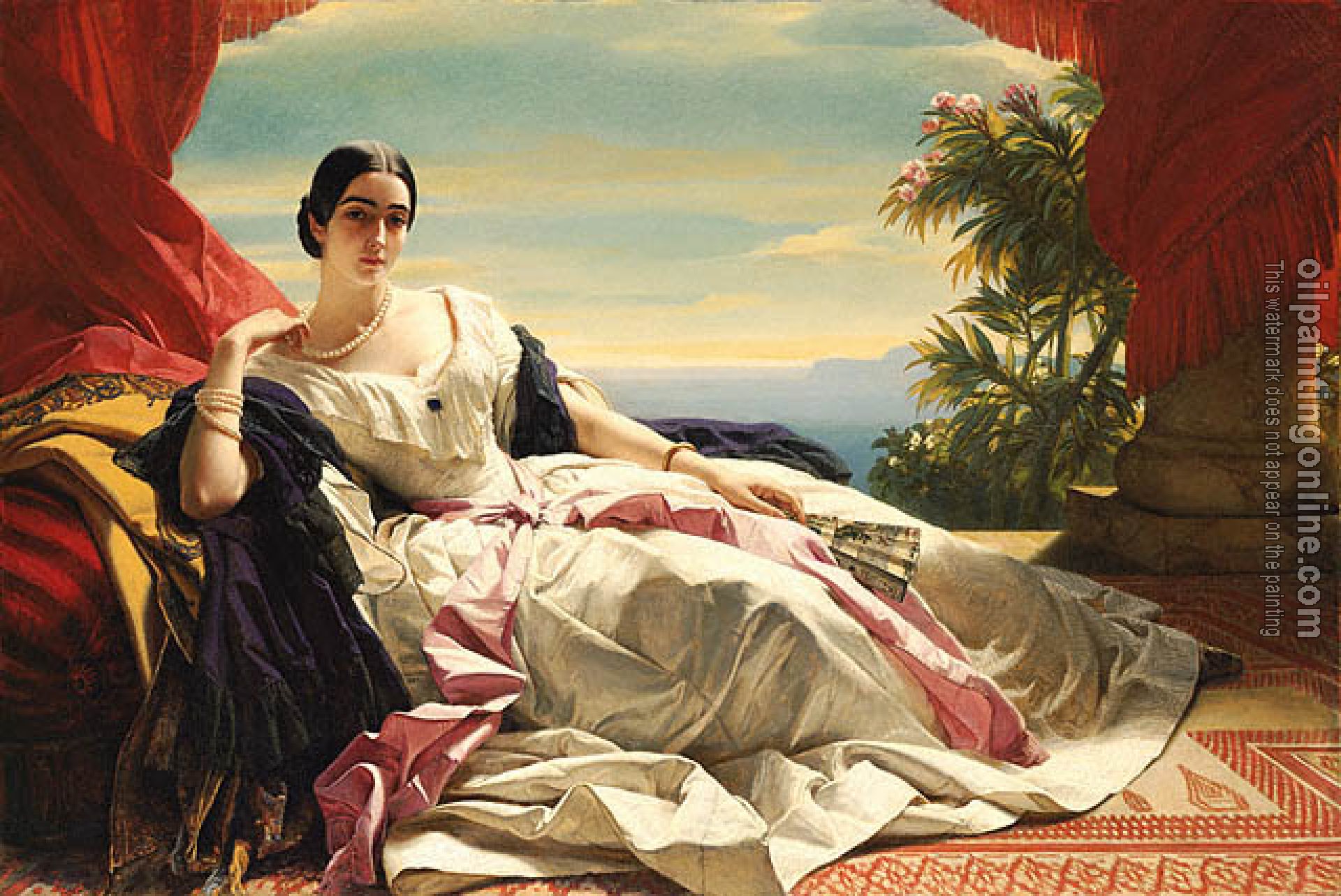 Winterhalter, Franz Xavier - Leonilla Princess of Sayn Wittgenstein Sayn